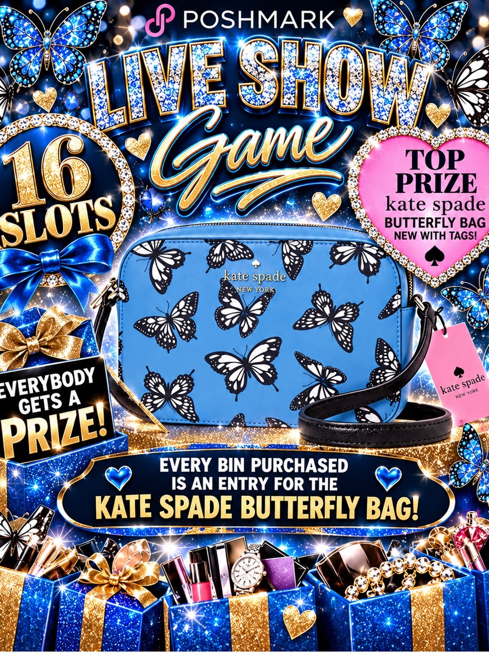 WIN A NWT KATE SPADE BUTTERFLY BAG